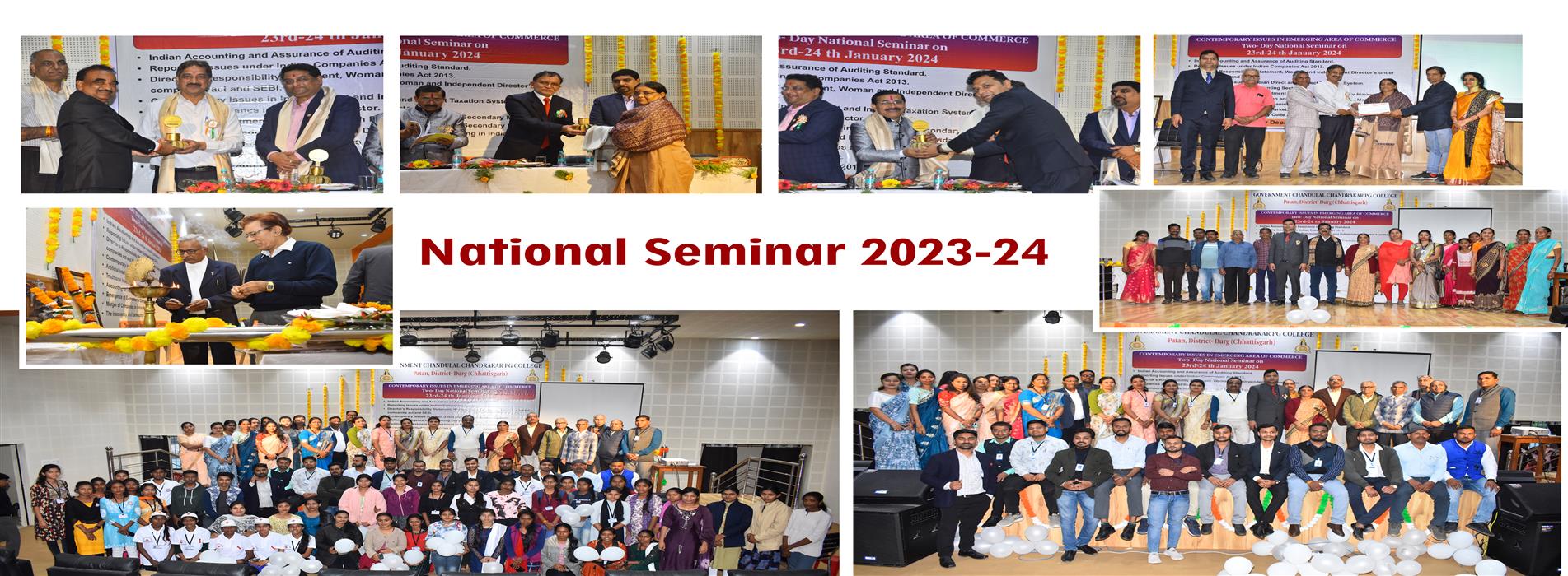Govt College Patan | Govt. Chandulal Chandrakar Arts & Science College, Patan | Best Colleges in Durg | Bhilai | Raipur | Chhattisgarh - National Seminar in commerce 2023-24