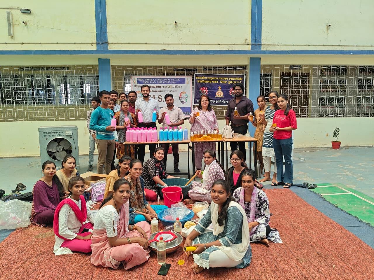 Two days workshop on Skill Development and Self Employment  by MSW Students
