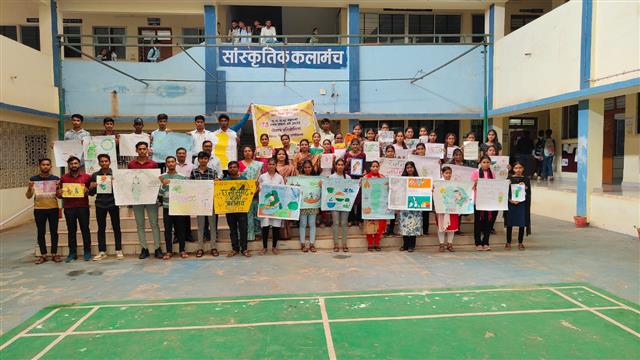 Govt. Chandulal Chandrakar Arts & Science College, Patan - CG Sthapana Rajat Jayanti  Year 2025- Poster competition