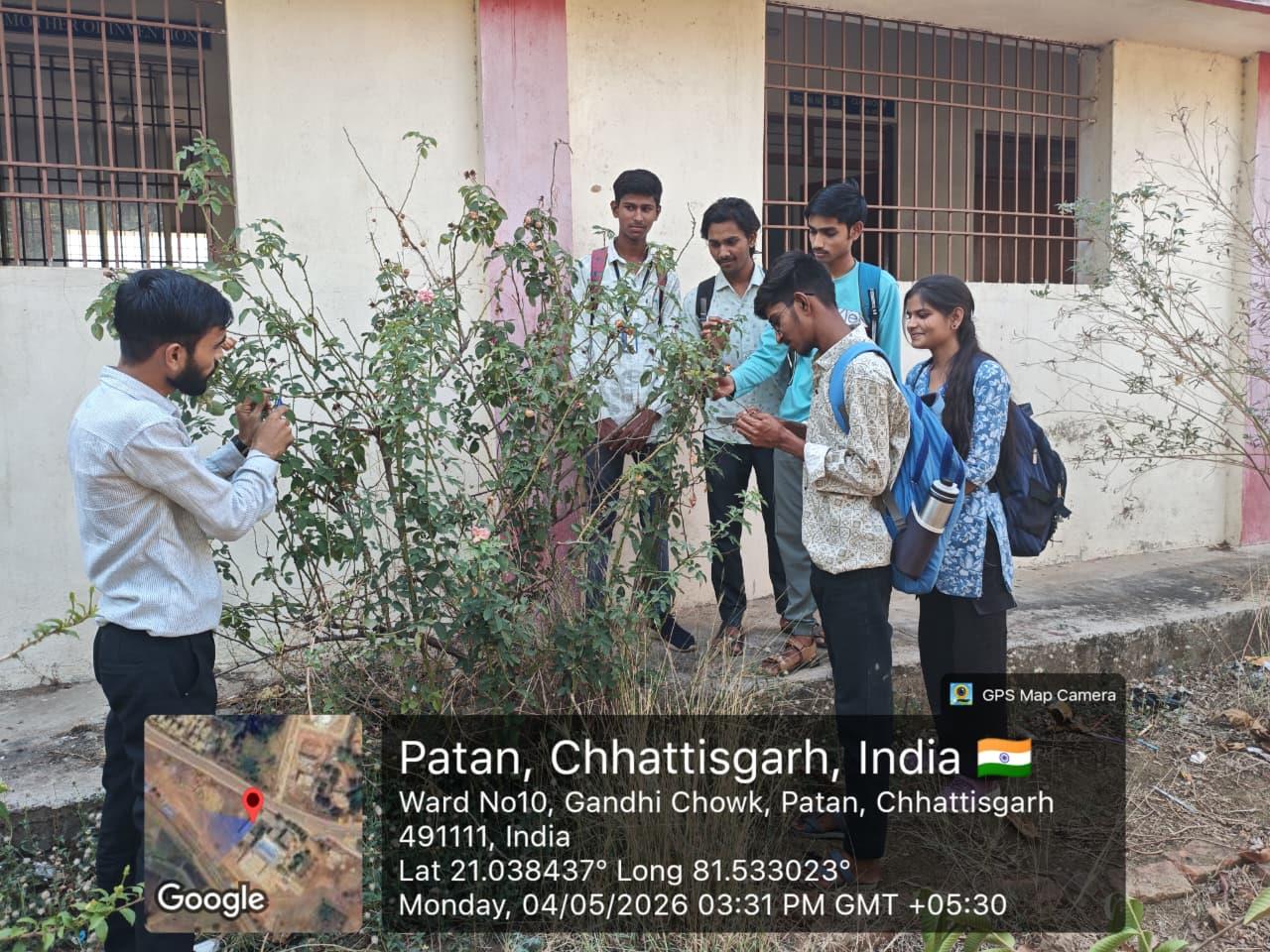Govt. Chandulal Chandrakar Arts & Science College, Patan - Botany SEC class Cutting 