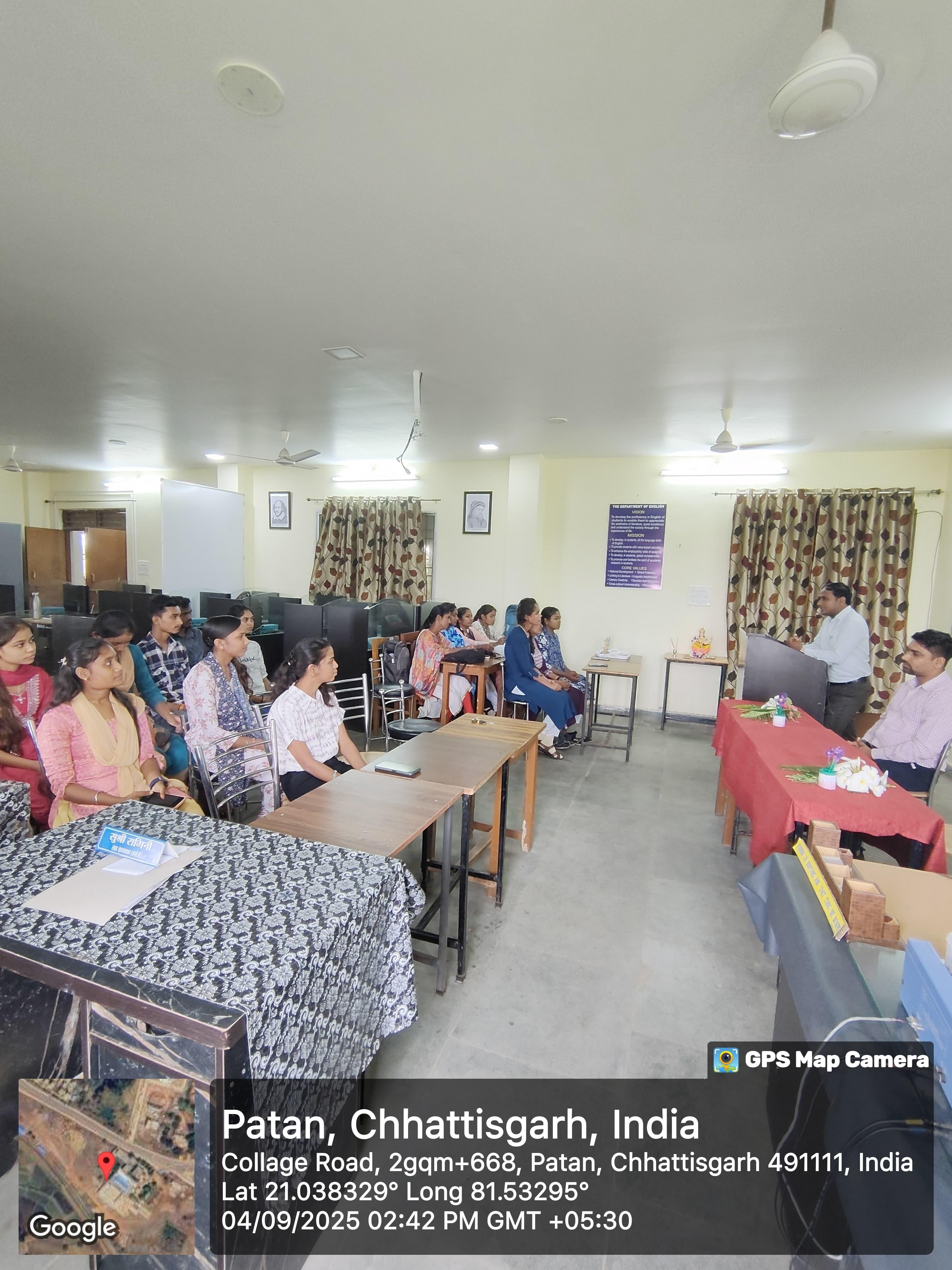 Govt. Chandulal Chandrakar Arts & Science College, Patan - Teachers' Day Celebration 