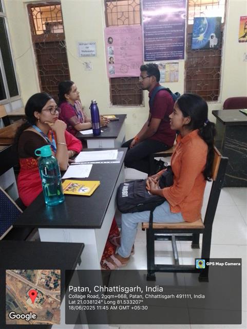 Govt. Chandulal Chandrakar Arts & Science College, Patan - Career counceling Udan interview 