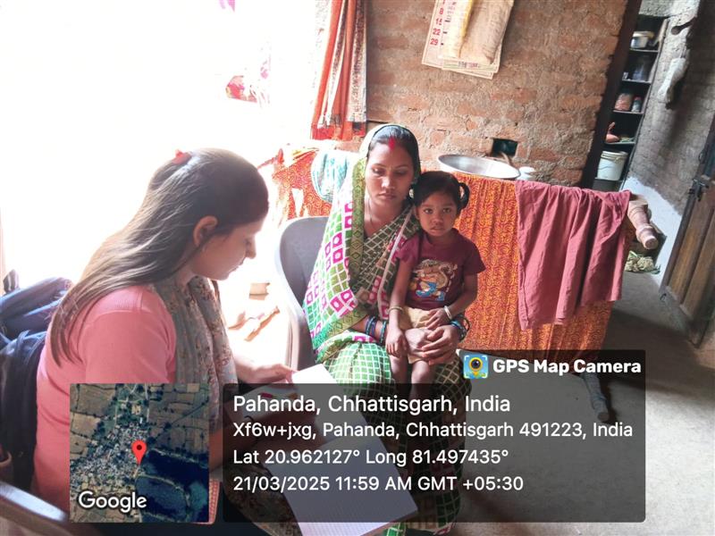 15-day intensive internship program at the Integrated Child Development Services (ICDS) Project Office in Patan