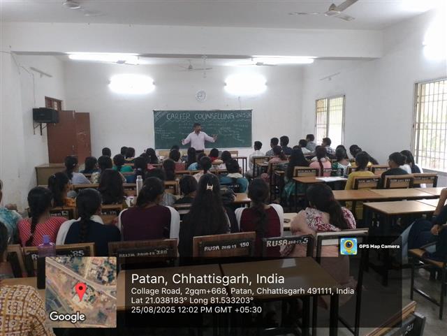 Career Counselling Work shop on 25.08.2025