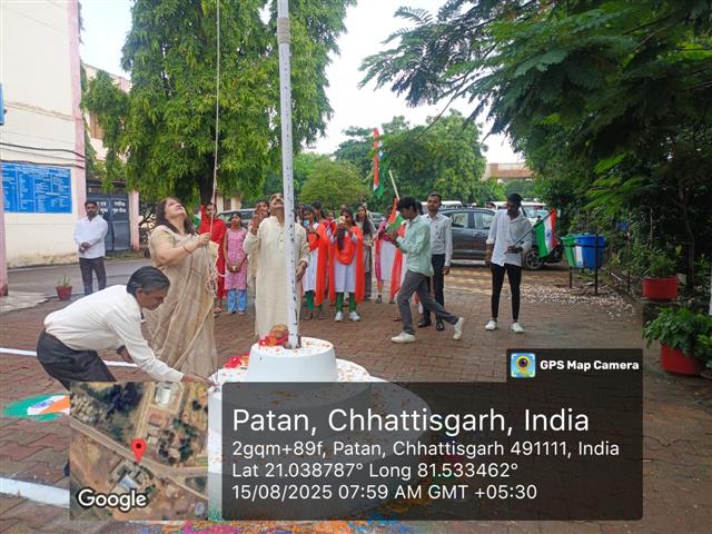 Govt. Chandulal Chandrakar Arts & Science College, Patan - 15th august 2025