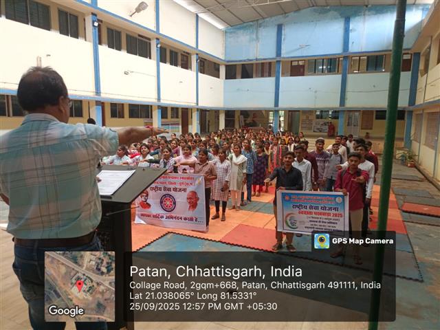 Seva Pakhvada 2025- Swachta Sapath avm shram dan 